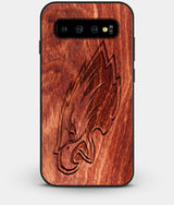 Best Custom Engraved Wood Philadelphia Eagles Galaxy S10 Case - Engraved In Nature