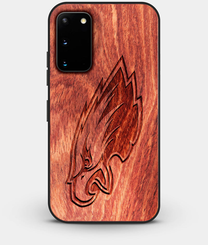 Best Custom Engraved Wood Philadelphia Eagles Galaxy S20 Case - Engraved In Nature
