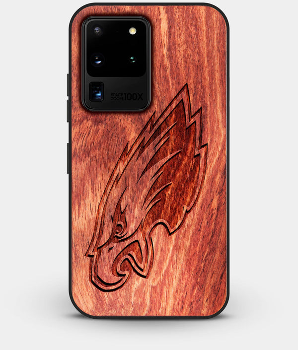 Best Custom Engraved Wood Philadelphia Eagles Galaxy S20 Ultra Case - Engraved In Nature