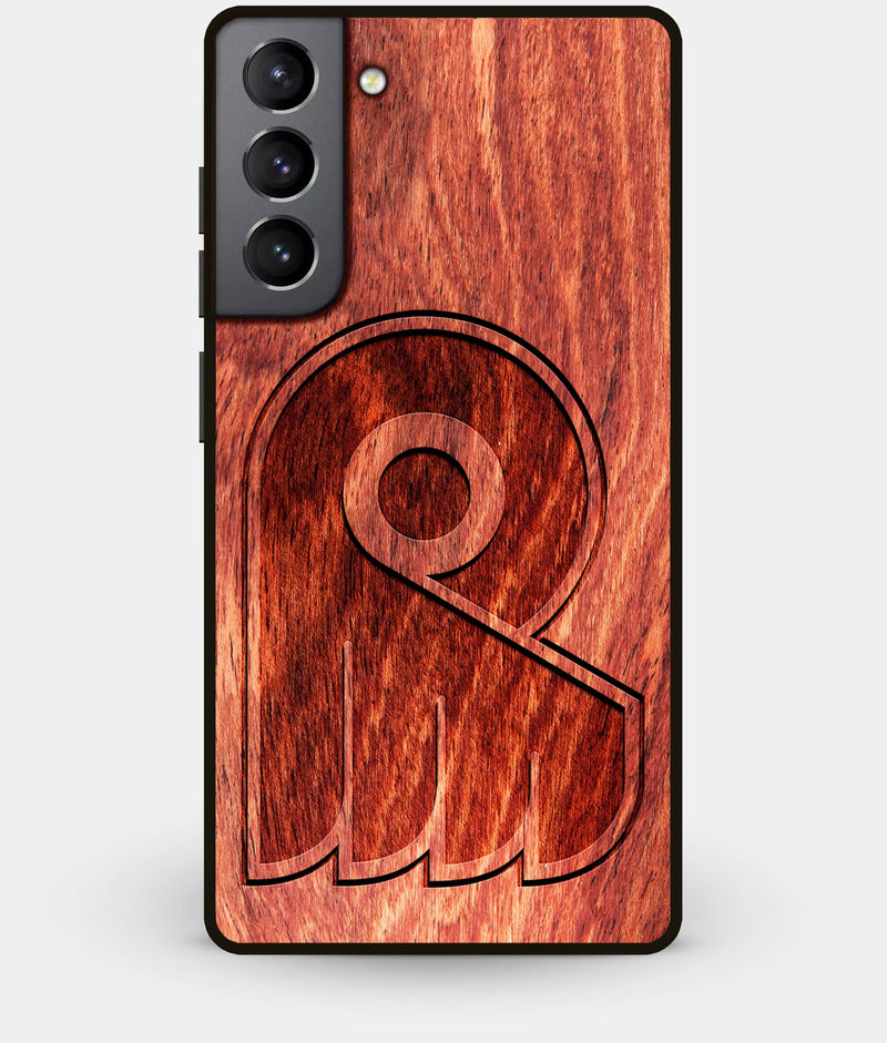 Best Wood Philadelphia Flyers Galaxy S21 Plus Case - Custom Engraved Cover - Engraved In Nature