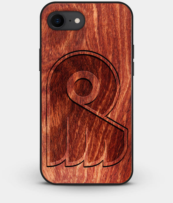 Best Custom Engraved Wood Philadelphia Flyers iPhone 8 Case - Engraved In Nature
