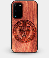 Best Custom Engraved Wood Philadelphia Union Galaxy S20 Plus Case - Engraved In Nature
