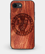 Best Custom Engraved Wood Philadelphia Union iPhone 8 Case - Engraved In Nature