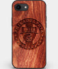 Best Custom Engraved Wood Philadelphia Union iPhone SE Case - Engraved In Nature