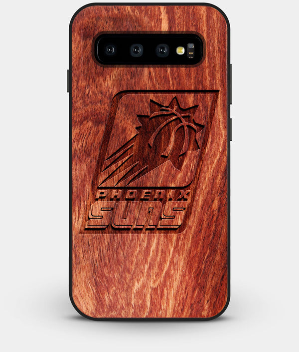 Best Custom Engraved Wood Phoenix Suns Galaxy S10 Plus Case - Engraved In Nature