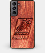 Best Wood Phoenix Suns Galaxy S21 Case - Custom Engraved Cover - Engraved In Nature