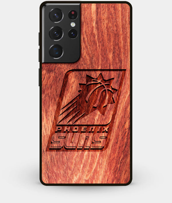 Best Wood Phoenix Suns Galaxy S21 Ultra Case - Custom Engraved Cover - Engraved In Nature