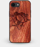 Best Custom Engraved Wood Pittsburgh Penguins iPhone 7 Case - Engraved In Nature