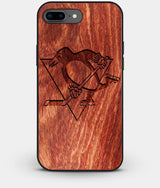 Best Custom Engraved Wood Pittsburgh Penguins iPhone 7 Plus Case - Engraved In Nature