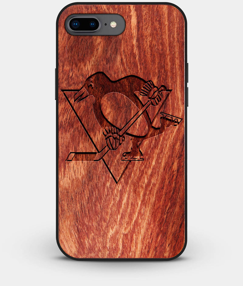 Best Custom Engraved Wood Pittsburgh Penguins iPhone 7 Plus Case - Engraved In Nature
