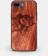 Best Custom Engraved Wood Pittsburgh Penguins iPhone 8 Plus Case - Engraved In Nature