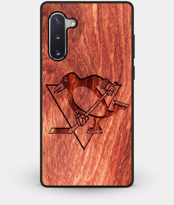 Best Custom Engraved Wood Pittsburgh Penguins Note 10 Case - Engraved In Nature