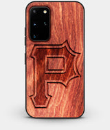 Best Custom Engraved Wood Pittsburgh Pirates Galaxy S20 Plus Case Classic - Engraved In Nature