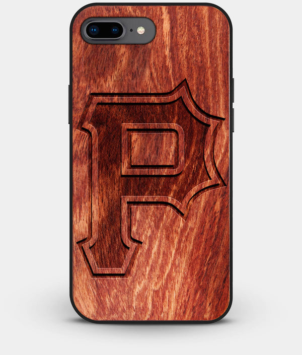 Best Custom Engraved Wood Pittsburgh Pirates iPhone 7 Plus Case Classic - Engraved In Nature