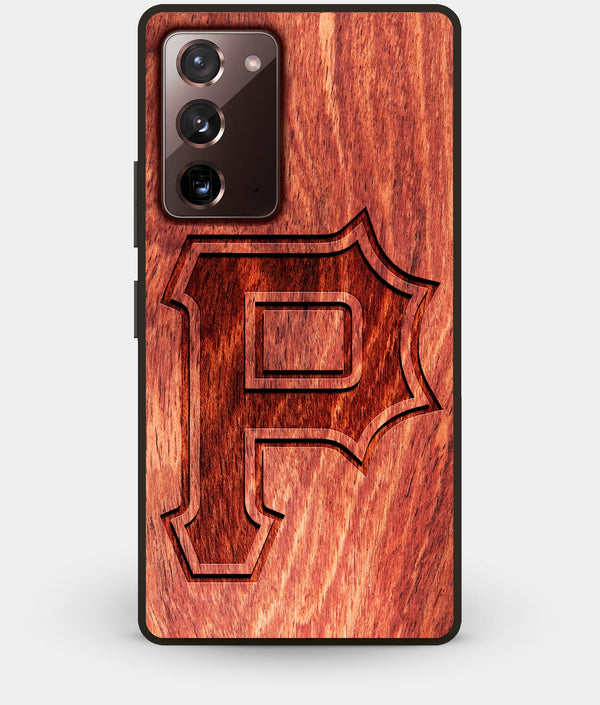 Best Custom Engraved Wood Pittsburgh Pirates Note 20 Case Classic - Engraved In Nature