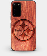 Best Custom Engraved Wood Pittsburgh Steelers Galaxy S20 Case - Engraved In Nature