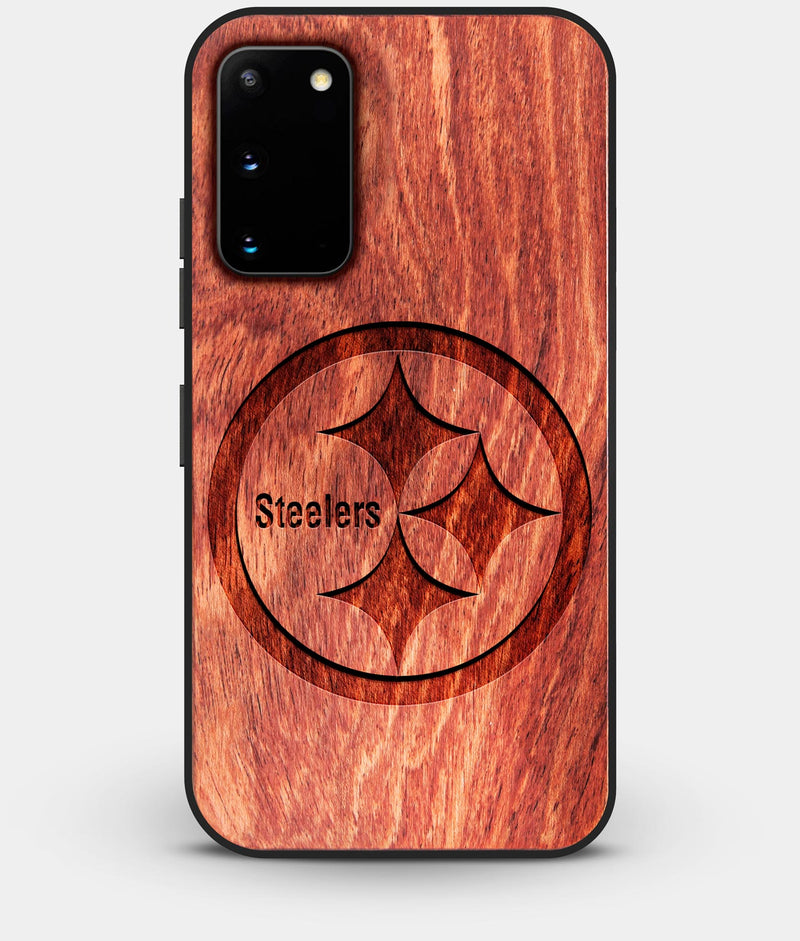 Best Custom Engraved Wood Pittsburgh Steelers Galaxy S20 Case - Engraved In Nature
