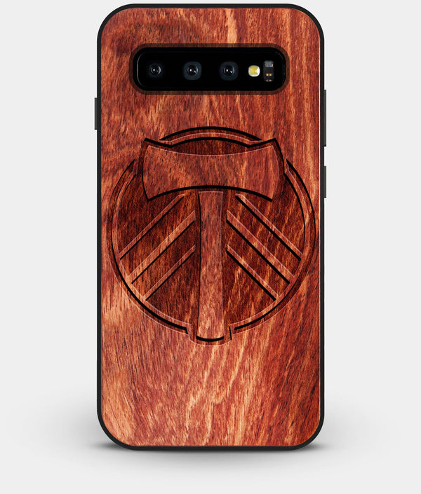 Best Custom Engraved Wood Portland Timbers Galaxy S10 Plus Case - Engraved In Nature
