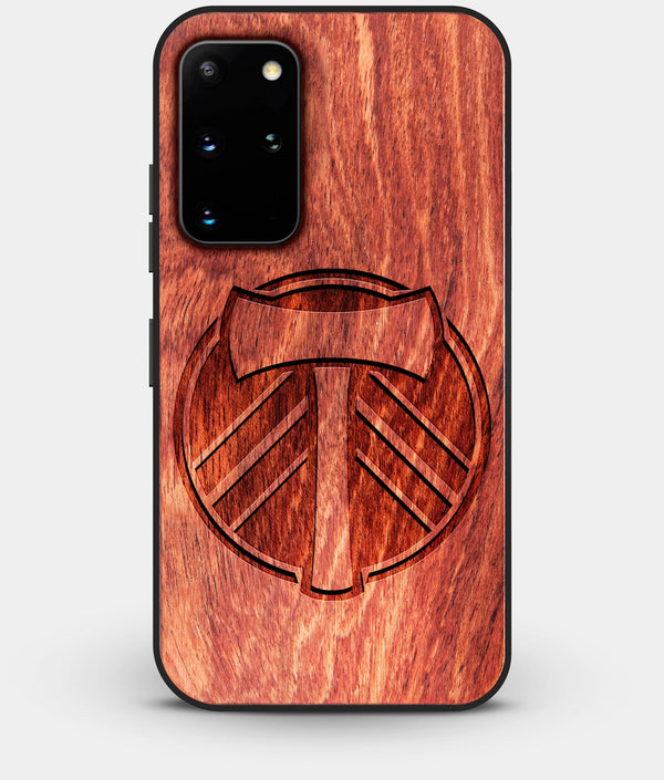 Best Custom Engraved Wood Portland Timbers Galaxy S20 Plus Case - Engraved In Nature