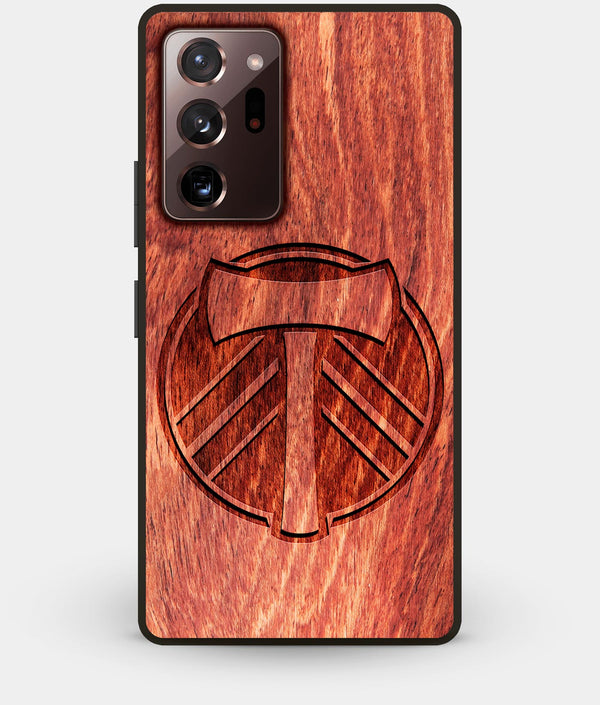 Best Custom Engraved Wood Portland Timbers Note 20 Ultra Case - Engraved In Nature