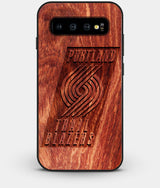 Best Custom Engraved Wood Portland Trail Blazers Galaxy S10 Plus Case - Engraved In Nature