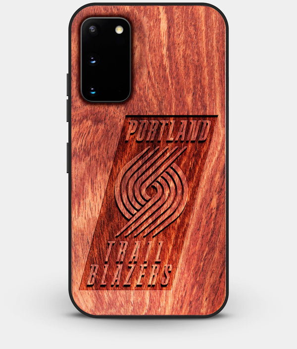 Best Custom Engraved Wood Portland Trail Blazers Galaxy S20 Case - Engraved In Nature