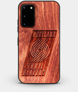 Best Wood Portland Trail Blazers Galaxy S20 FE Case - Custom Engraved Cover - Engraved In Nature