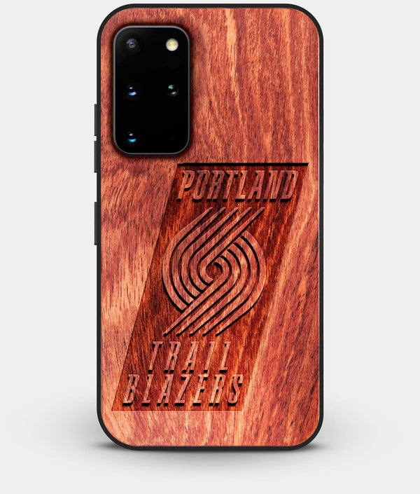 Best Custom Engraved Wood Portland Trail Blazers Galaxy S20 Plus Case - Engraved In Nature