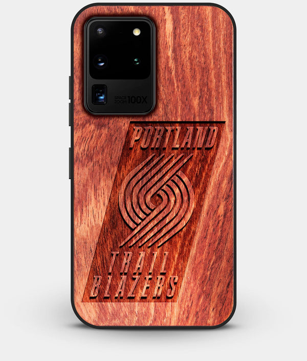 Best Custom Engraved Wood Portland Trail Blazers Galaxy S20 Ultra Case - Engraved In Nature