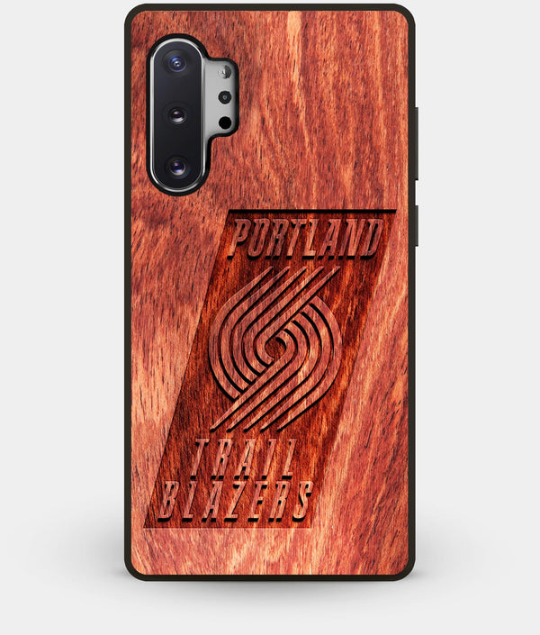 Best Custom Engraved Wood Portland Trail Blazers Note 10 Plus Case - Engraved In Nature