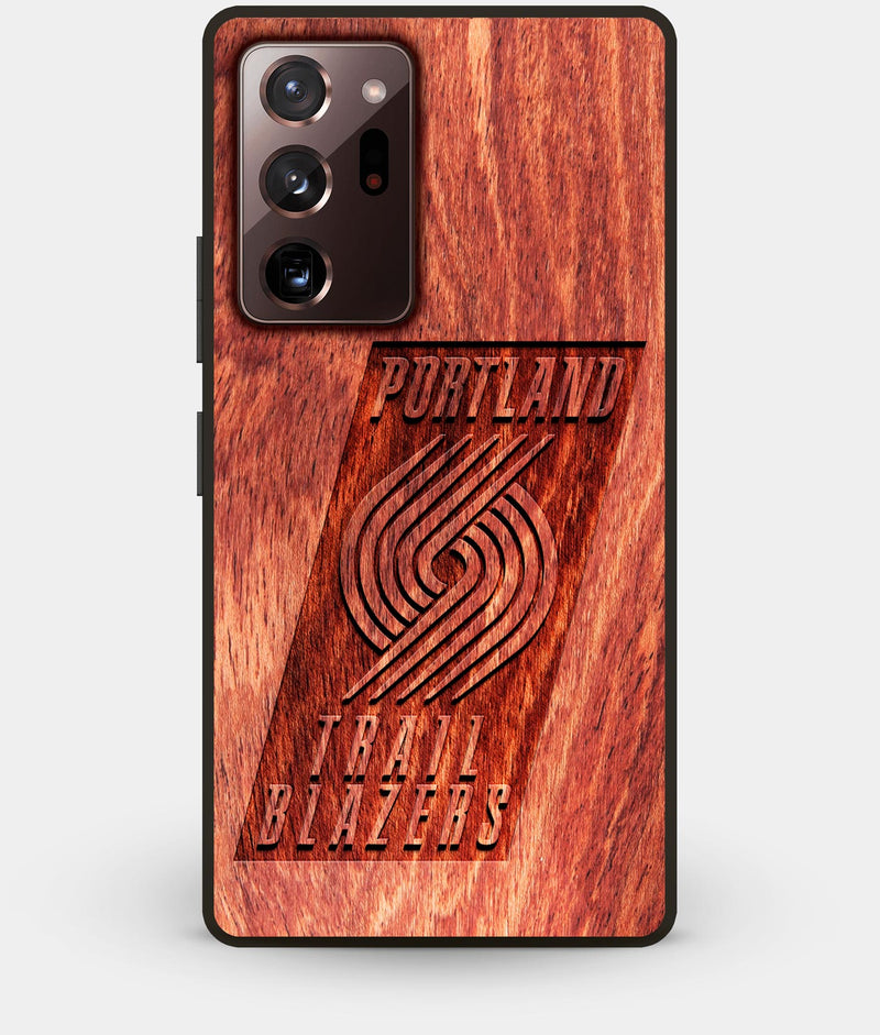 Best Custom Engraved Wood Portland Trail Blazers Note 20 Ultra Case - Engraved In Nature