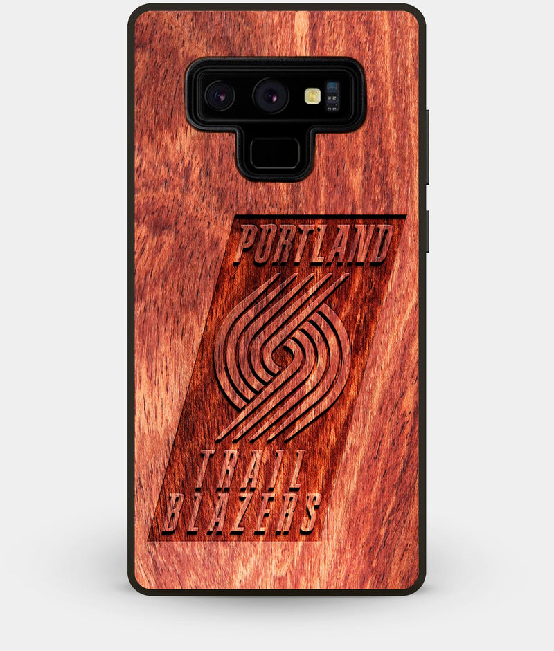 Best Custom Engraved Wood Portland Trail Blazers Note 9 Case - Engraved In Nature