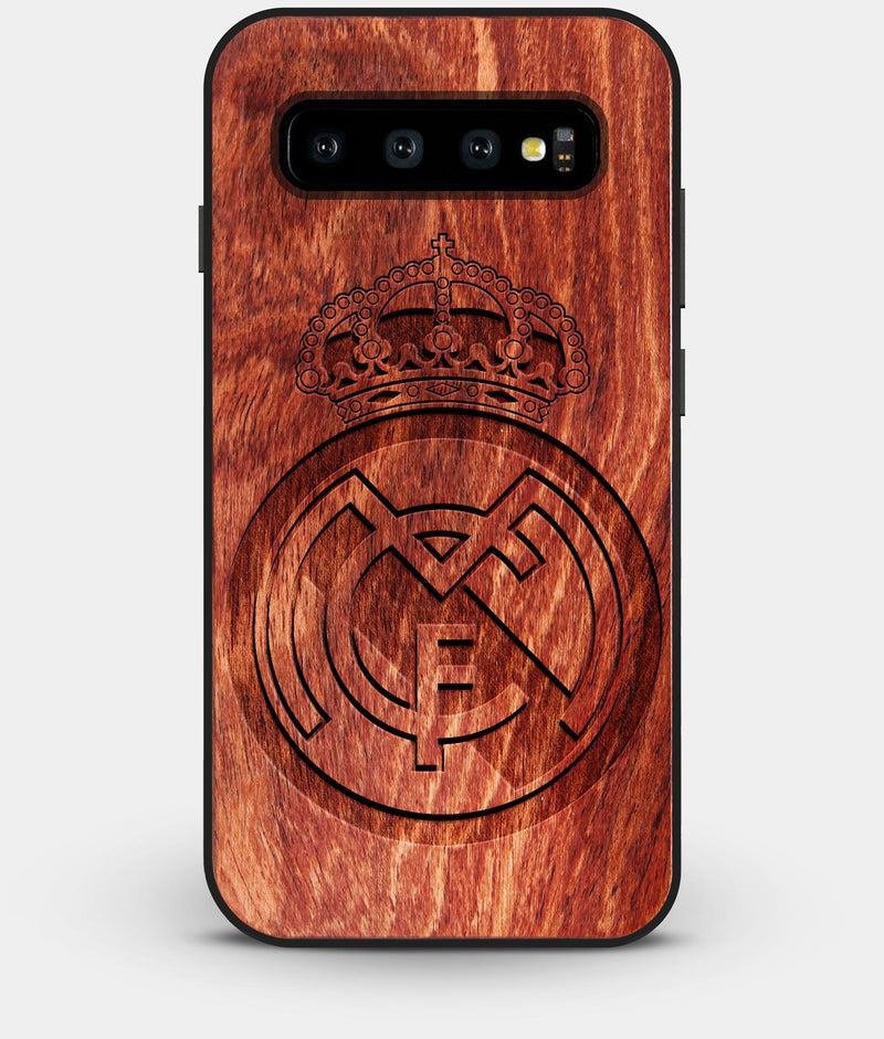 Best Custom Engraved Wood Real Madrid C.F. Galaxy S10 Plus Case - Engraved In Nature