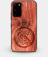 Best Custom Engraved Wood Real Madrid C.F. Galaxy S20 Case - Engraved In Nature