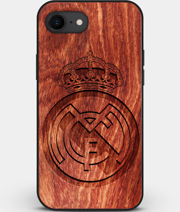 Best Custom Engraved Wood Real Madrid C.F. iPhone SE Case - Engraved In Nature