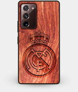 Best Custom Engraved Wood Real Madrid C.F. Note 20 Case - Engraved In Nature