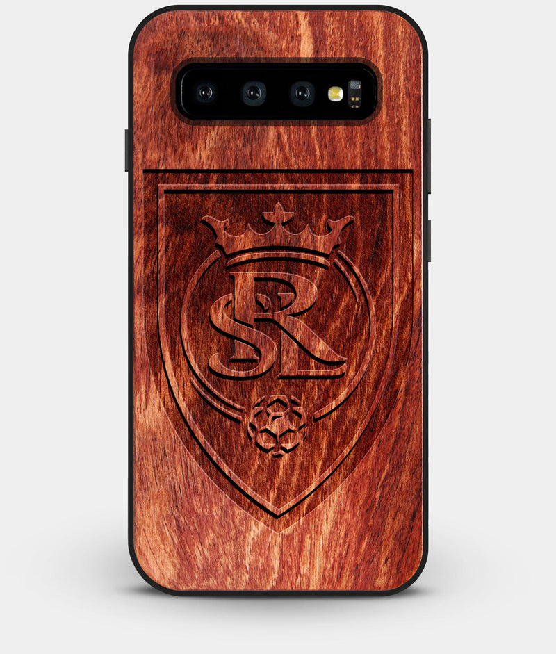 Best Custom Engraved Wood Real Salt Lake Galaxy S10 Plus Case - Engraved In Nature