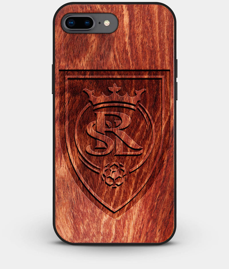 Best Custom Engraved Wood Real Salt Lake iPhone 8 Plus Case - Engraved In Nature