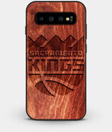 Best Custom Engraved Wood Sacramento Kings Galaxy S10 Case - Engraved In Nature