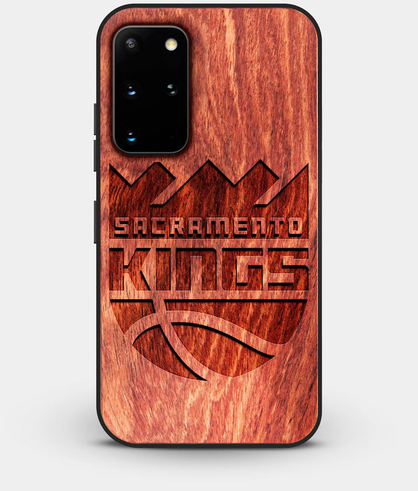 Best Custom Engraved Wood Sacramento Kings Galaxy S20 Plus Case - Engraved In Nature