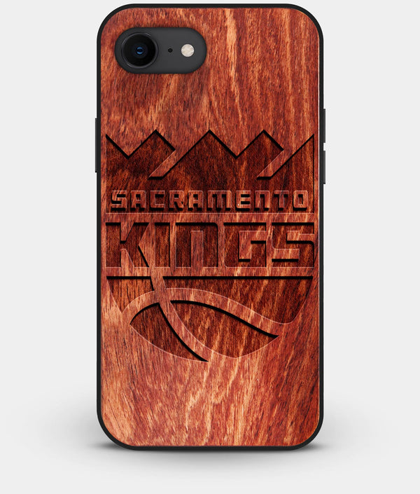 Best Custom Engraved Wood Sacramento Kings iPhone 7 Case - Engraved In Nature