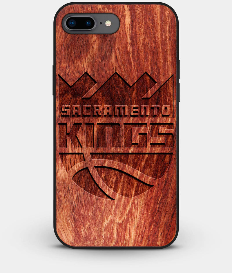 Best Custom Engraved Wood Sacramento Kings iPhone 8 Plus Case - Engraved In Nature