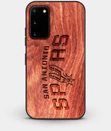 Best Custom Engraved Wood San Antonio Spurs Galaxy S20 Case - Engraved In Nature