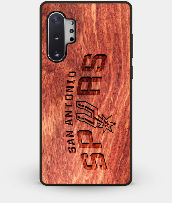 Best Custom Engraved Wood San Antonio Spurs Note 10 Plus Case - Engraved In Nature