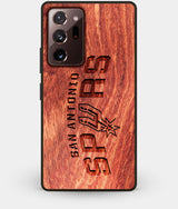 Best Custom Engraved Wood San Antonio Spurs Note 20 Ultra Case - Engraved In Nature