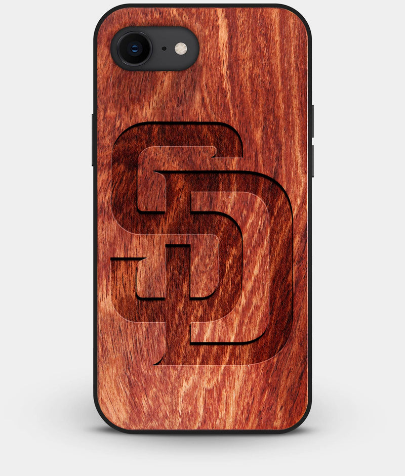Best Custom Engraved Wood San Diego Padres iPhone 8 Case - Engraved In Nature