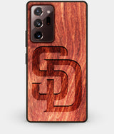 Best Custom Engraved Wood San Diego Padres Note 20 Ultra Case - Engraved In Nature