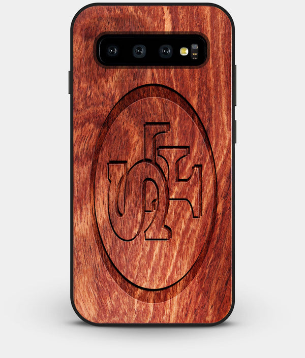 Best Custom Engraved Wood San Francisco 49ers Galaxy S10 Plus Case - Engraved In Nature