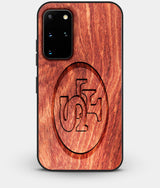 Best Custom Engraved Wood San Francisco 49ers Galaxy S20 Plus Case - Engraved In Nature
