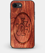 Best Custom Engraved Wood San Francisco 49ers iPhone 8 Case - Engraved In Nature